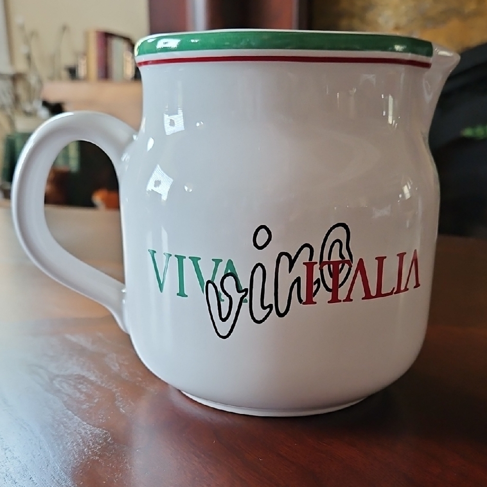 VTG Waechtersbach Viva Italia Ceramic Pitcher - In the Colors of Italy